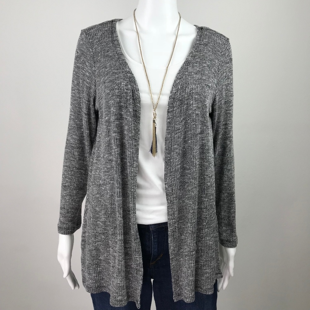 Papermoon Lightweight Knit Open Front Cardigan
